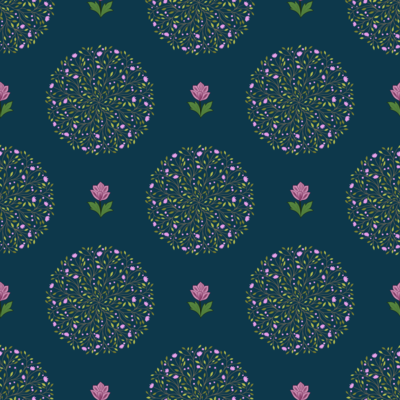 Floral Bloom Medallion