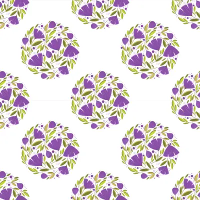 Floral Circle Motif by 