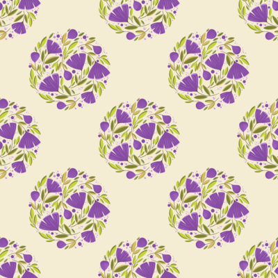 Purple Floral Delight