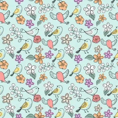 Floral Bird Pattern