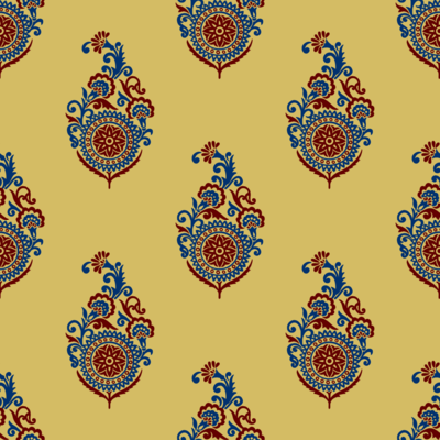 Paisley Floral Motif