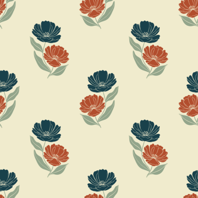 Floral Silhouette Pattern