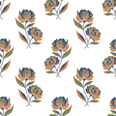 Abstract Floral Bloom