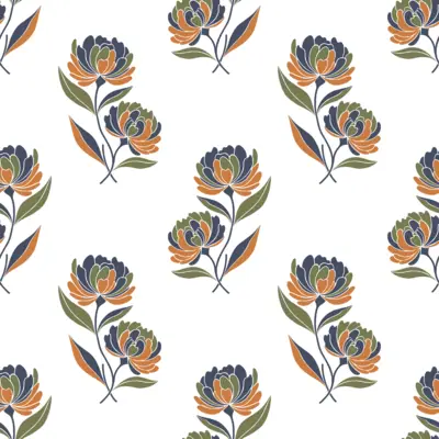 Abstract Floral Bloom