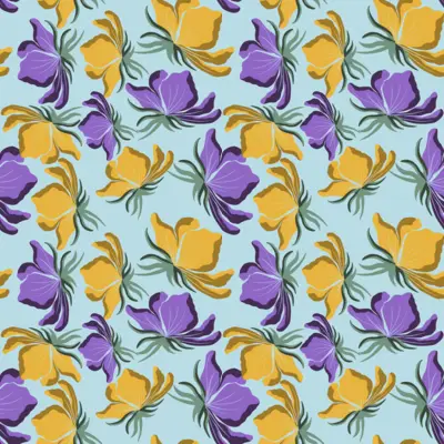 Abstract Floral Bloom