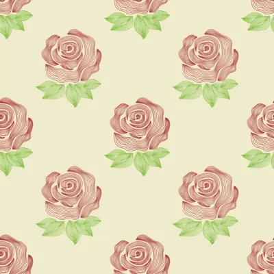 Linear Rose Design by 