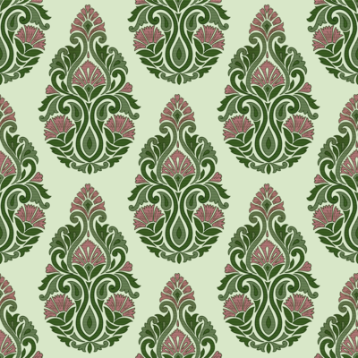 floral-damask by fabzure