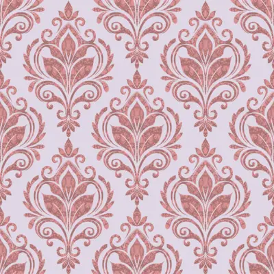 Damask Floral Swirl