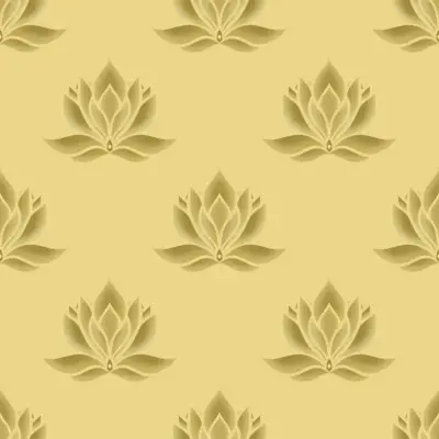 Golden Lotus Bloom by 