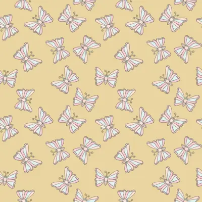 Pastel Butterfly Delight by 