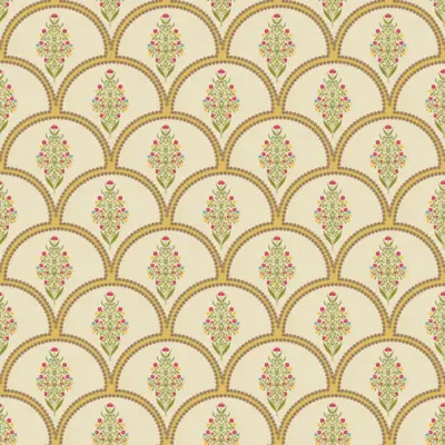 Floral Medallion Motif by 