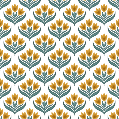 retro-tulip-blooms by fabzure