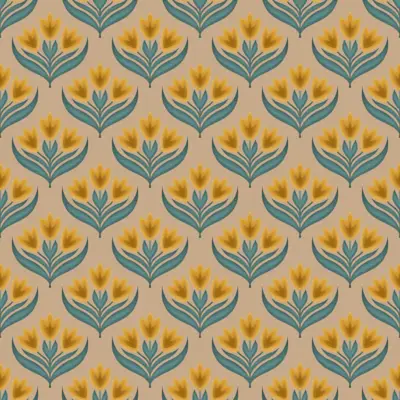 Retro Floral Bouquet