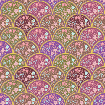 floral-fan-medallion by fabzure