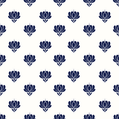 Elegant Indigo Bloom