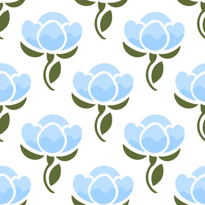 Serene Blue Blossom by 