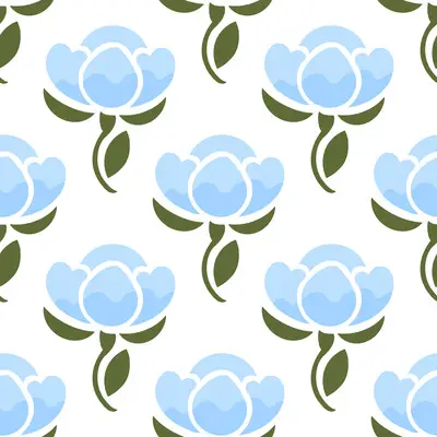 Serene Blue Blossom by 