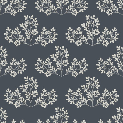 Soft Ivory Leafy Branches