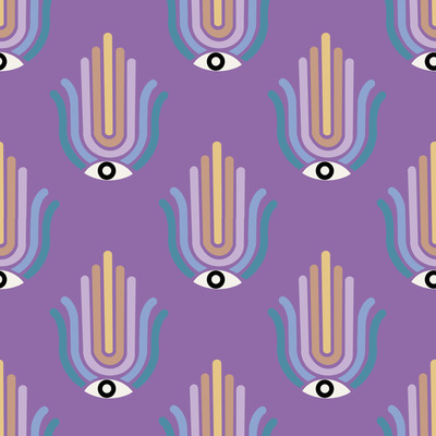 Mystic Plum Hamsa