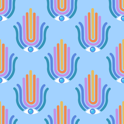 Celestial Hamsa
