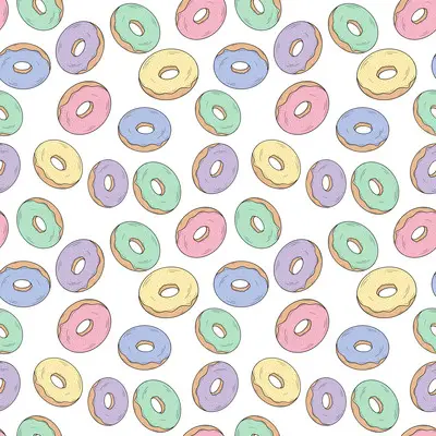 pastel-donut-parade by fabzure
