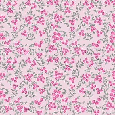 Fuchsia Bloom Dance On Baby Pink