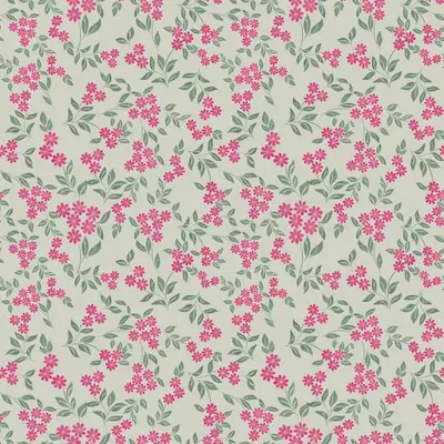 Petal Whispers On Pale Green