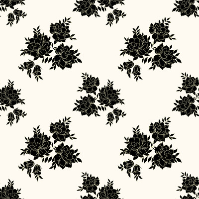Noir Peony Elegance