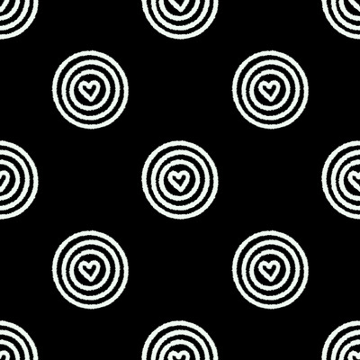 Monochrome Heart Spiral