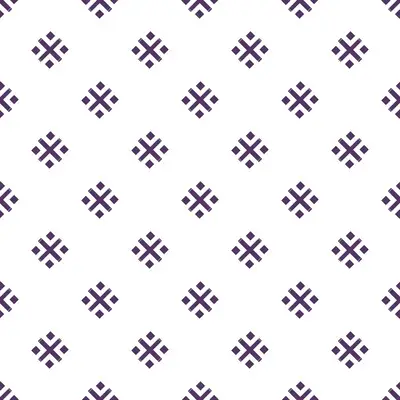 Indigo Tribal Cross by 