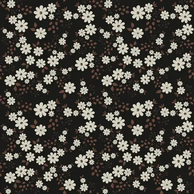 Vintage Daisy Noir by 