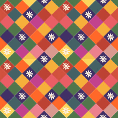festive-patchwork-daisy by fabzure