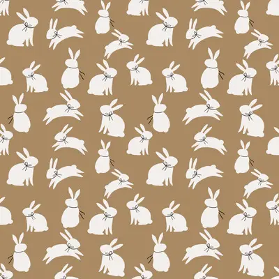 Festive Bunny Charm by 