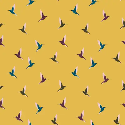 Golden Sky Hummingbirds by 