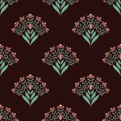 Maroon Floral Bouquet