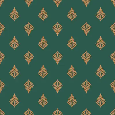 Emerald Ornamental Motif