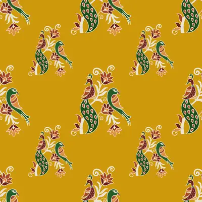 Royal Rajawadi Kalamkari Birds by 