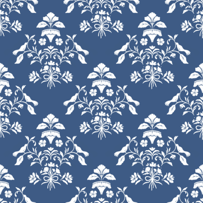 Floral Bird Damask by 