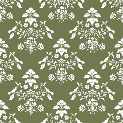 Bird Floral Damask