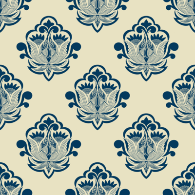 Floral Damask Design by 