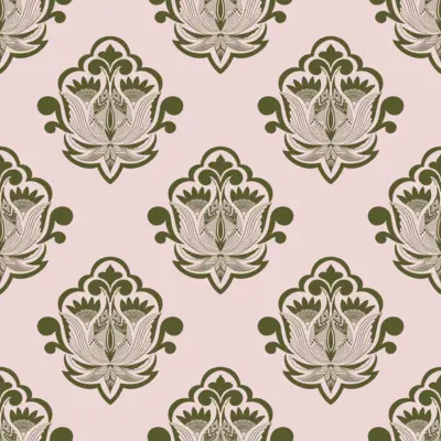 Floral Damask Pattern