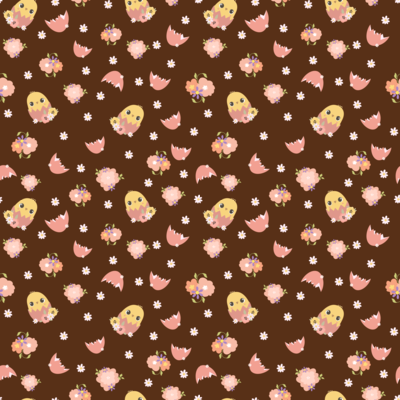 floral-easter-chick by fabzure