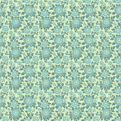 Teal Floral Bloom