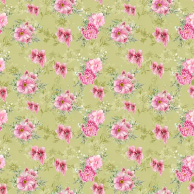 Pink Floral Delight by 